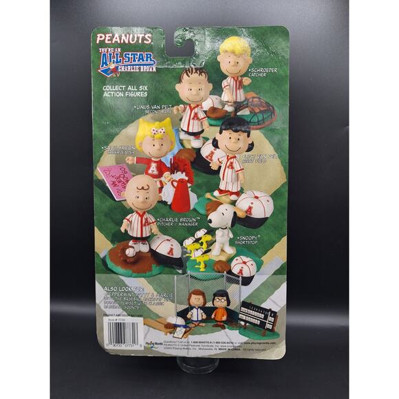 35)Memory Lane Charlie Brown You’re An All Star Baseball Action Figure NEW - Picture 7 of 7